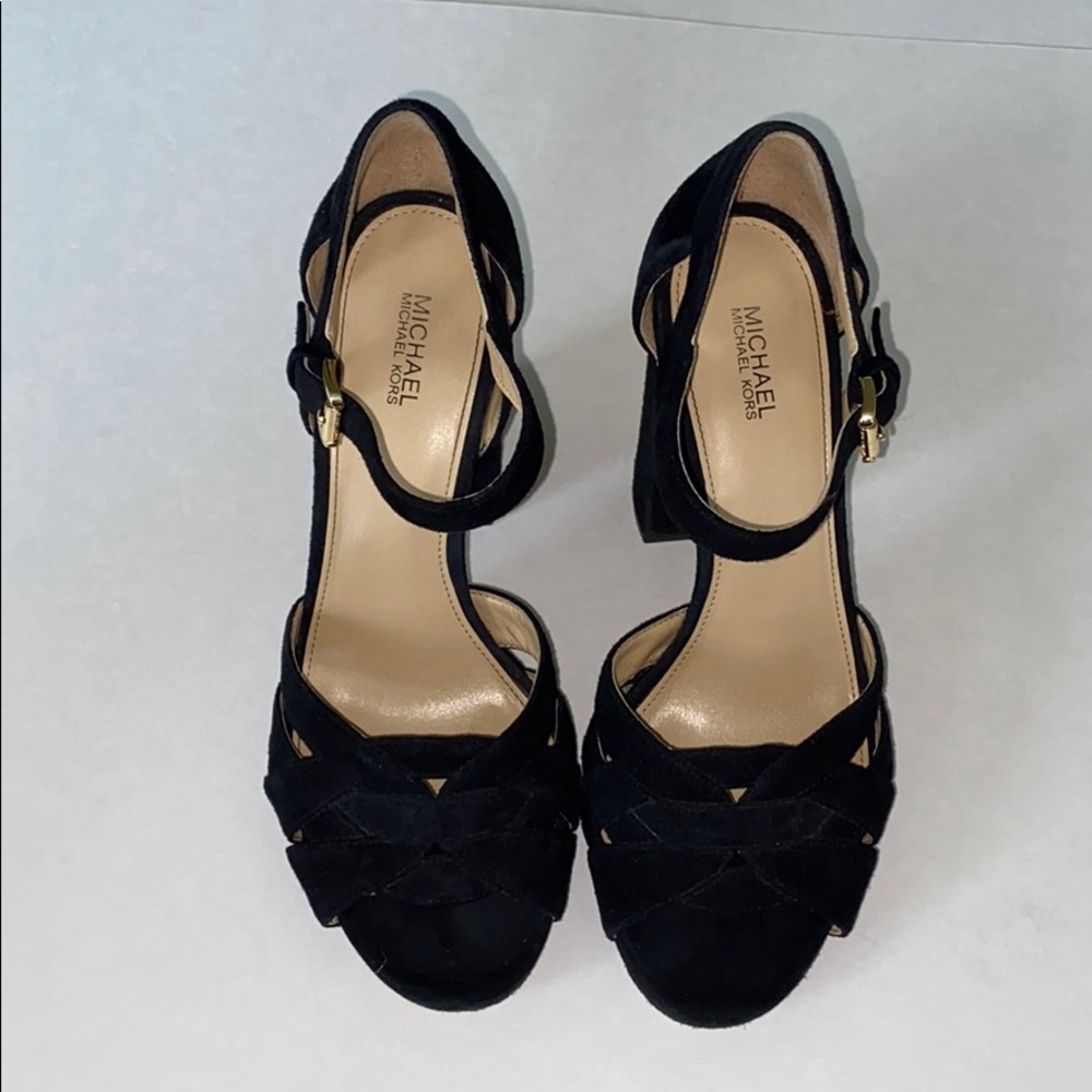 MICHEAL KORS BLACK 6-INCH HEEL